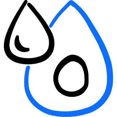 Blood Drop Type O Icon from Freehand Duotone Set