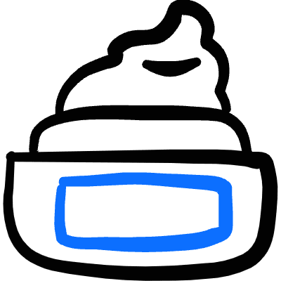 Body Care Cream Icon from Freehand Duotone Set