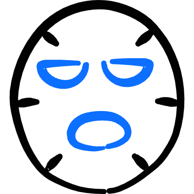 Body Care Face Mask Icon from Freehand Duotone Set