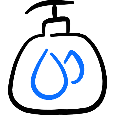 Body Care Soap Icon from Freehand Duotone Set