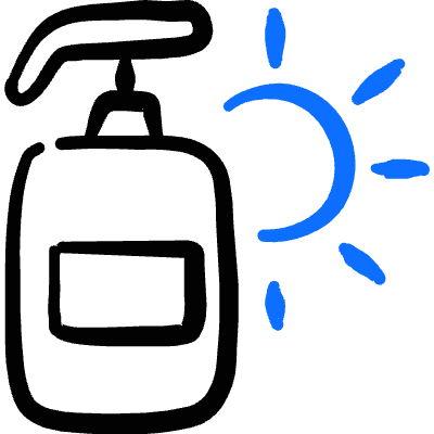 Body Care Sun Lotion Icon from Freehand Duotone Set