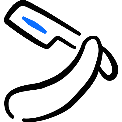 Shaving Razor Handle Icon from Freehand Duotone Set
