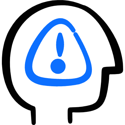 Anxiety Disorder Symptoms 2 Icon from Freehand Duotone Set