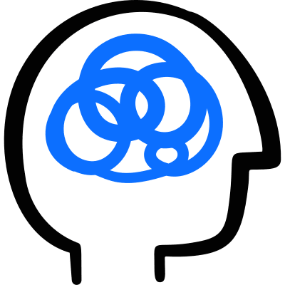 Mental Disorder Symptoms Icon from Freehand Duotone Set