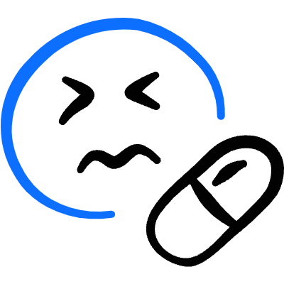 Drugs Allergy Icon from Freehand Duotone Set