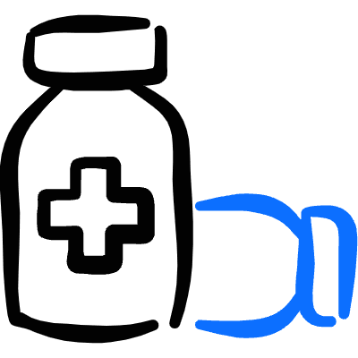 Drugs Box Icon from Freehand Duotone Set