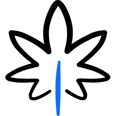 Drugs Cannabis Icon from Freehand Duotone Set