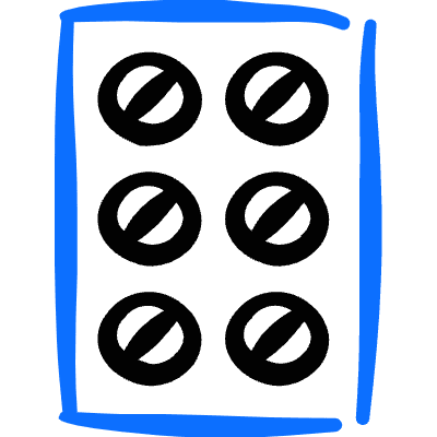 Drugs Sheet Icon from Freehand Duotone Set