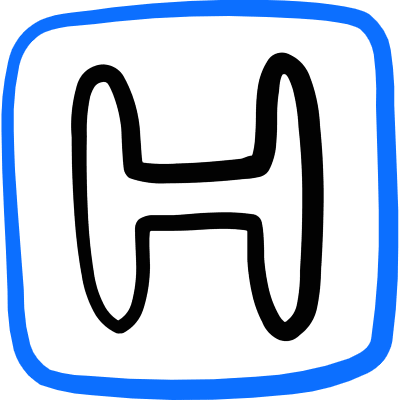 Hospital Sign Square Icon from Freehand Duotone Set