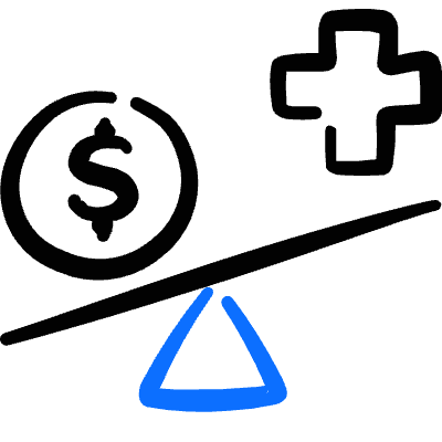 Insurance Cheap Icon from Freehand Duotone Set