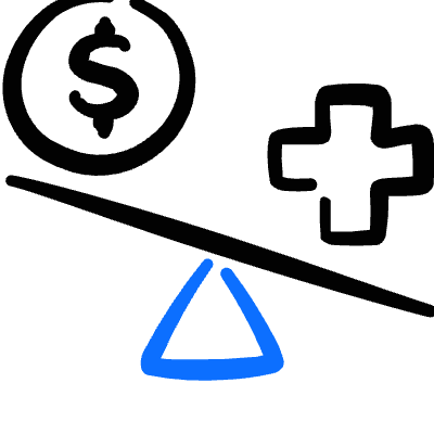 Insurance Expensive Icon from Freehand Duotone Set