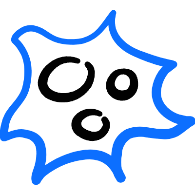 Laboratory Cell Bacteria Icon from Freehand Duotone Set