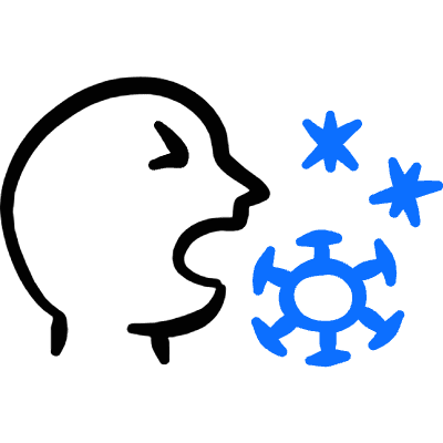 Medical Condition Virus Icon from Freehand Duotone Set