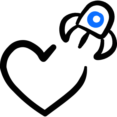 Medical Nanobot Heart Icon from Freehand Duotone Set