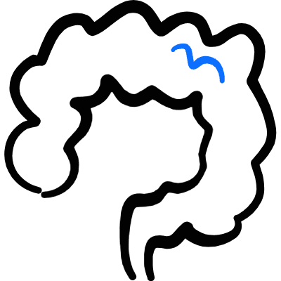 Medical Specialty Intestine Icon from Freehand Duotone Set