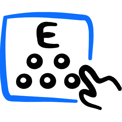 Medical Specialty Optometrist Icon from Freehand Duotone Set