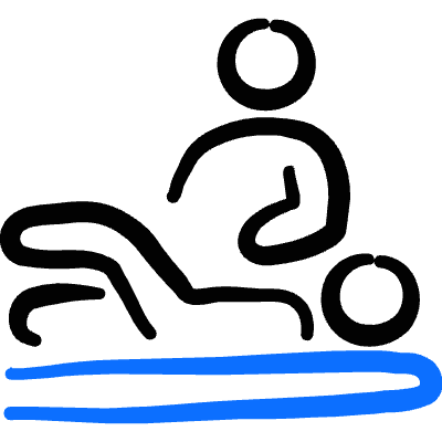 Medical Specialty Rehabilitation Icon from Freehand Duotone Set