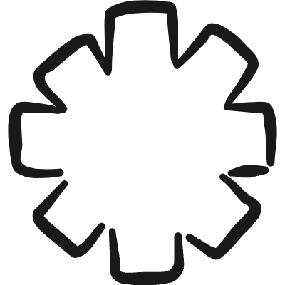 Medical Symbol Hospital Icon from Freehand Duotone Set