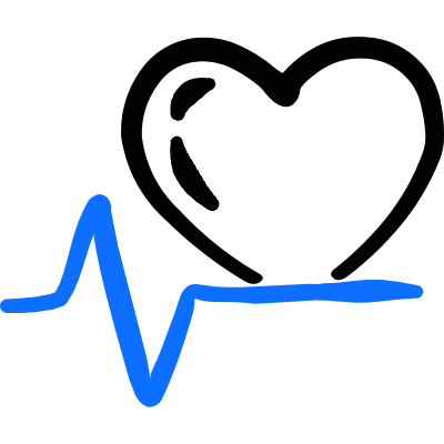 Monitor Heart Beat Icon from Freehand Duotone Set