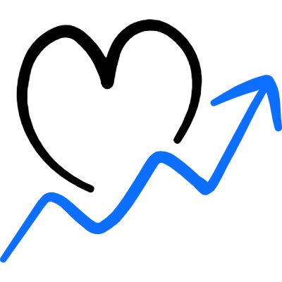Monitor Heart Rate Up Icon from Freehand Duotone Set
