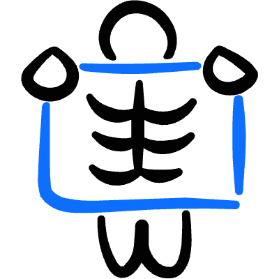 Radiology Scanning Icon from Freehand Duotone Set