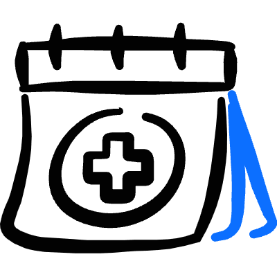 Appointment Calendar Icon from Freehand Duotone Set