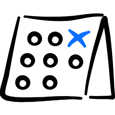 Appointment Calendar Date Icon from Freehand Duotone Set