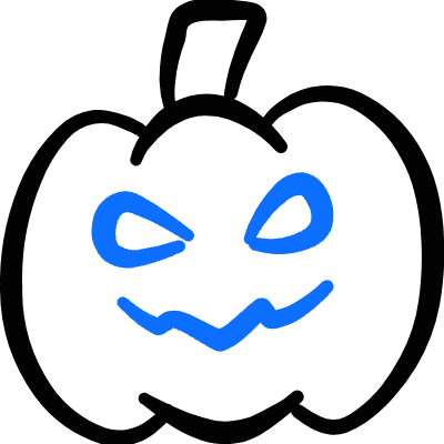 Halloween Pumpkin Icon from Freehand Duotone Set