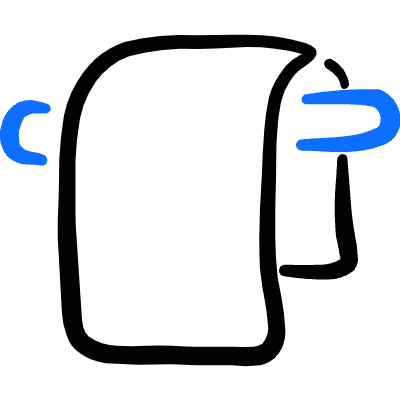 Bathroom Hanger 1 Icon from Freehand Duotone Set