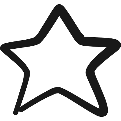 Rating One Star Icon from Freehand Duotone Set