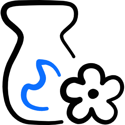 Spa Candle Flower Icon from Freehand Duotone Set