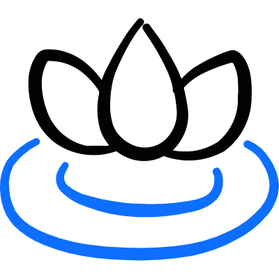 Spa Lotus 1 Icon from Freehand Duotone Set
