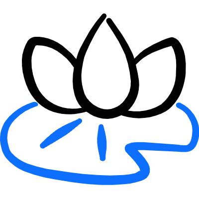 Spa Lotus Icon from Freehand Duotone Set