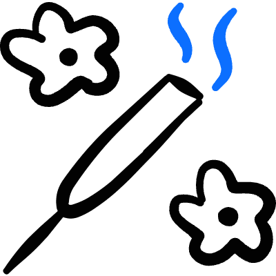 Spa Scent Stick Icon from Freehand Duotone Set