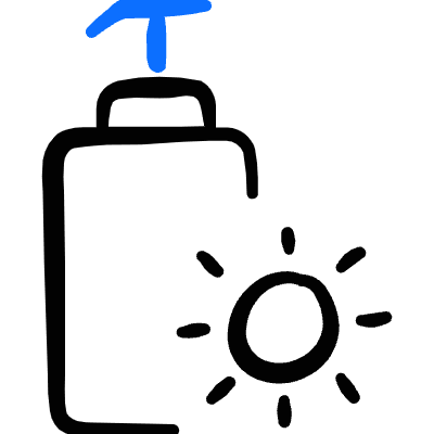 Spa Sunscreen Lotion Icon from Freehand Duotone Set