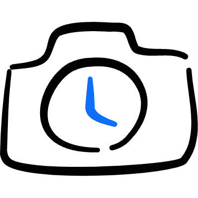 Camera Settings Timer Icon from Freehand Duotone Set