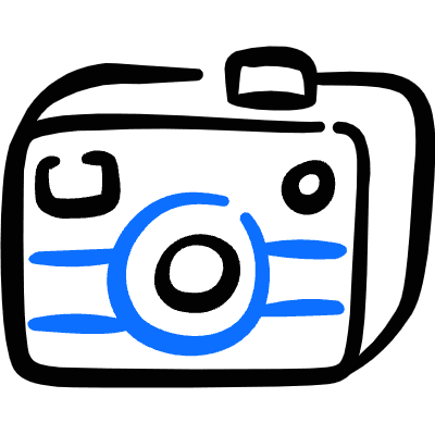 Camera Retro Icon from Freehand Duotone Set