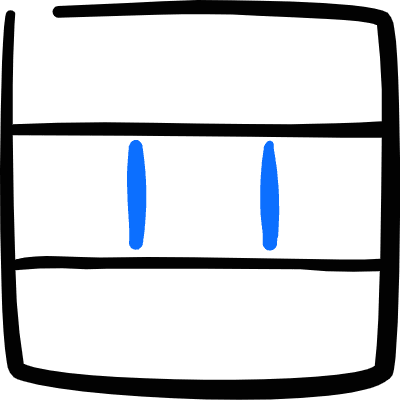 Composition Layout Icon from Freehand Duotone Set