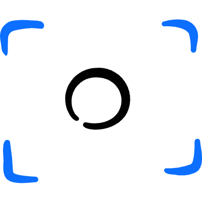 Focus Center Icon from Freehand Duotone Set