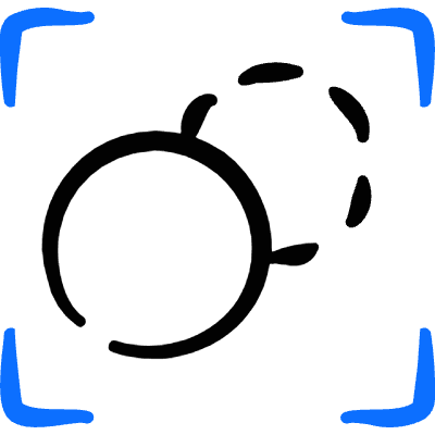 Focus Close Icon from Freehand Duotone Set