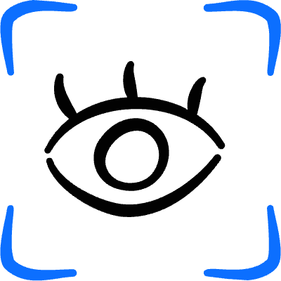 Focus Eye Icon from Freehand Duotone Set