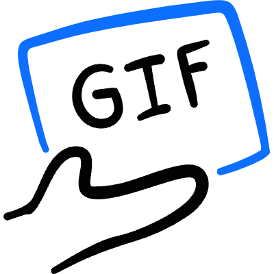 Image Document Gif Icon from Freehand Duotone Set