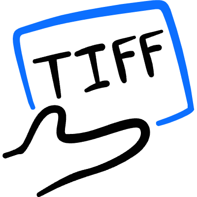 Image Document Tiff Icon from Freehand Duotone Set