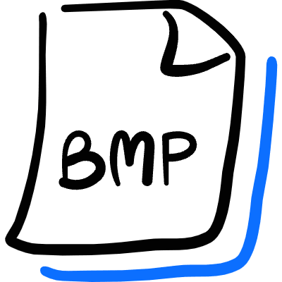 Image File Bmp Icon from Freehand Duotone Set