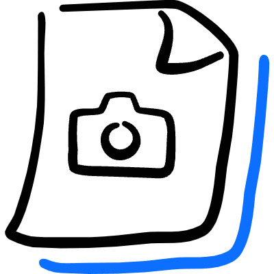 Image File Camera Icon from Freehand Duotone Set