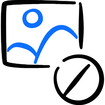 Image File Disable Icon from Freehand Duotone Set