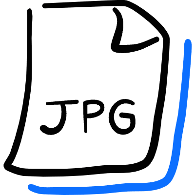 Image File Jpg Icon from Freehand Duotone Set