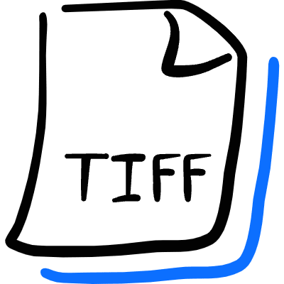 Image File Tiff Icon from Freehand Duotone Set