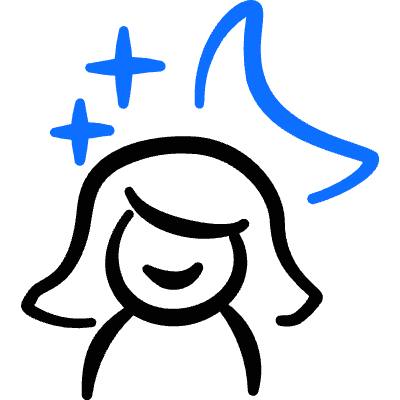 Light Mode Night Woman Icon from Freehand Duotone Set