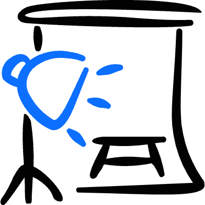 Light Background Scene Icon from Freehand Duotone Set